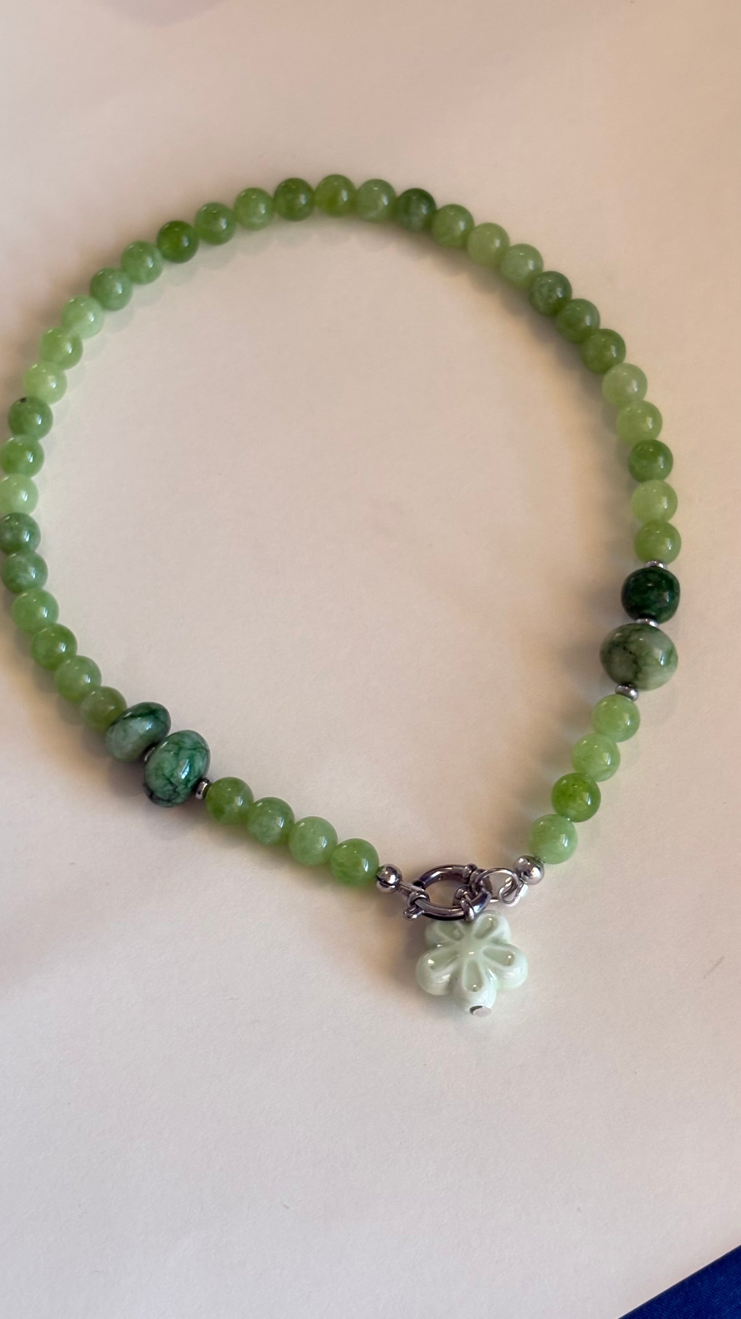 Naszyjnik „Emerald Bloom”