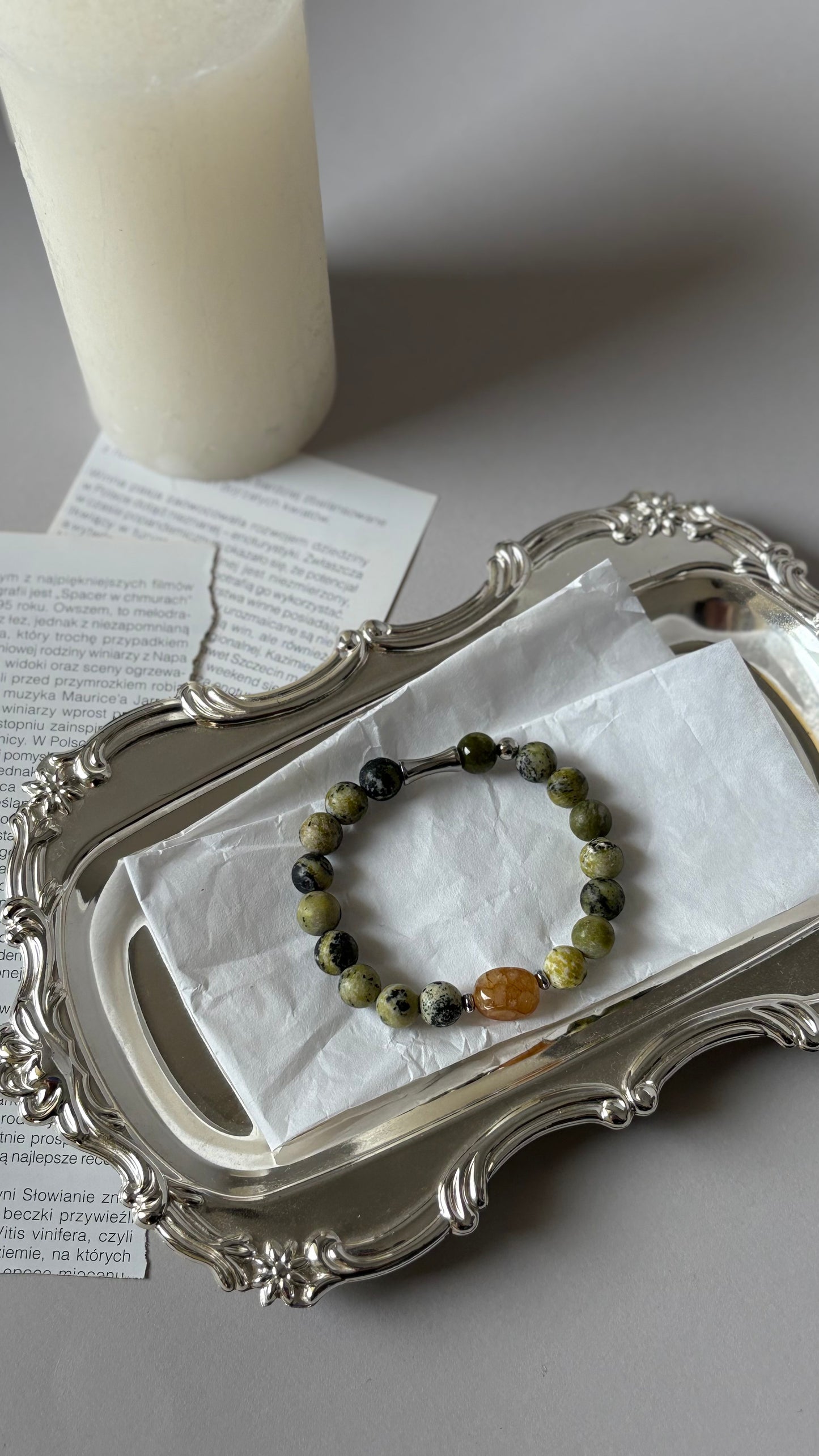 Bransoletka „Olive Earth”
