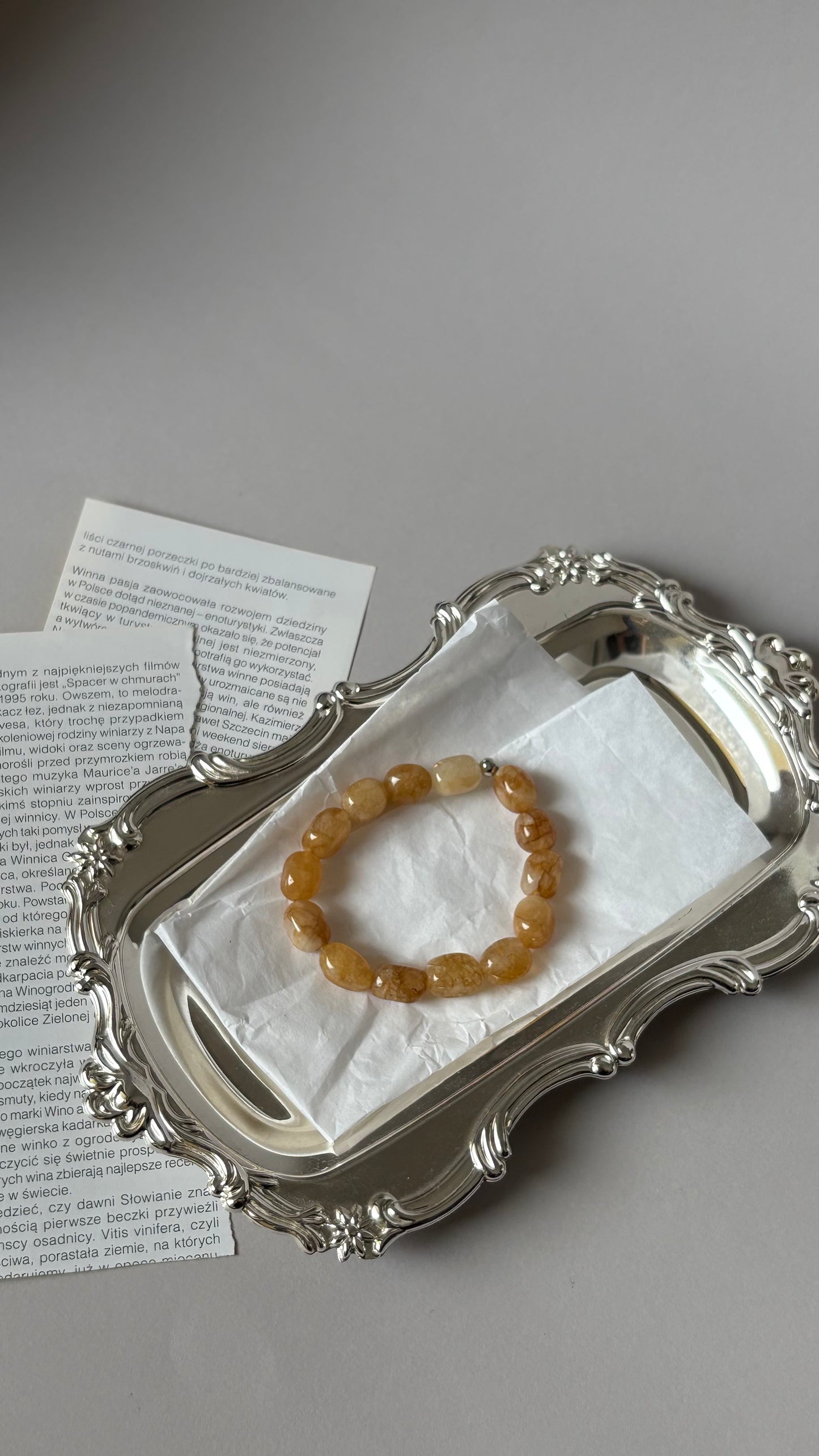 Bransoletka "Sunny Amber"